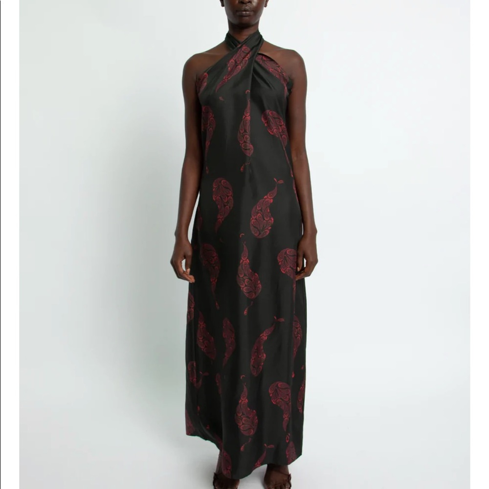 Christopher Ester Halter Tie Top Dress